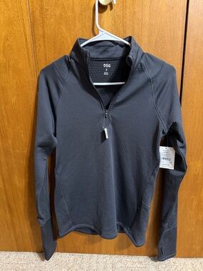 DSG Women's Black Quarter-Zip Active Pullover